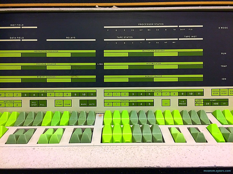 DEC PDP-12 Front Panel