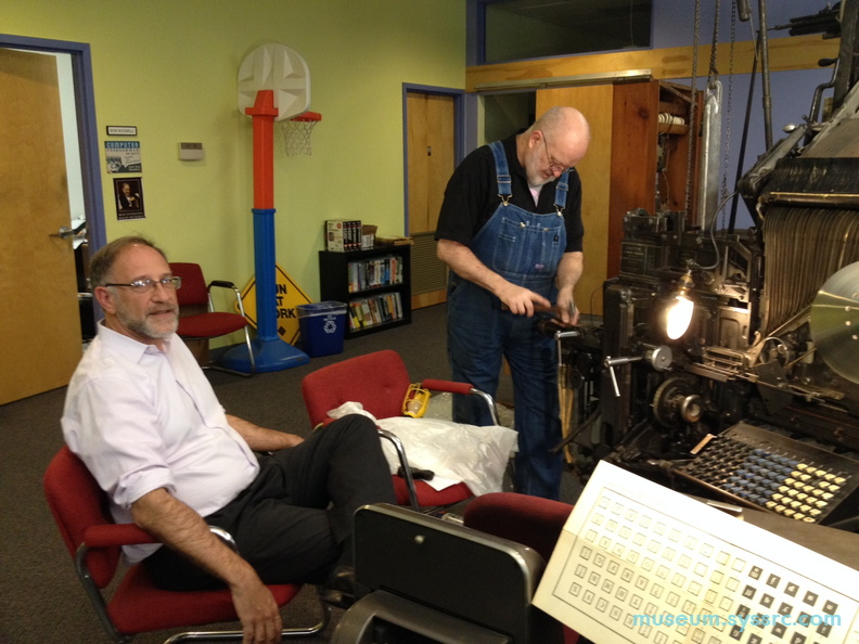 Linotype repair